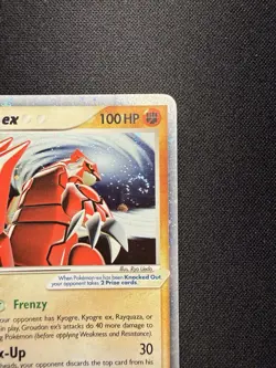 Pokemon TCG Groudon ex 038 Nintendo Promo Holo 100 HP 2006 Basic - Image 3