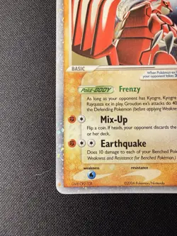 Pokemon TCG Groudon ex 038 Nintendo Promo Holo 100 HP 2006 Basic - Image 4