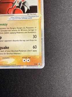 Pokemon TCG Groudon ex 038 Nintendo Promo Holo 100 HP 2006 Basic - Image 5