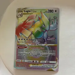 Pokemon TCG Silver Tempest Lugia VSTAR 202/195 Secret Rare - Image 1