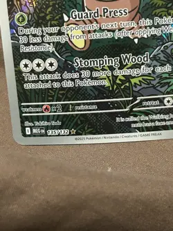 Pokemon Tcg Exeggutor 135/132 Me01: Mega Evolution SIR Holo Rare New 🆕 NM 🔥 - Image 3