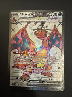Charizard ex SVP 056 Black Star Promo Full Art Pokemon TCG Card NM-M - Image 1