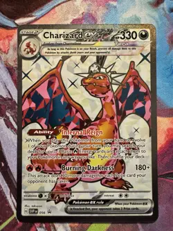 🔥 Charizard EX #056 Scarlet Violet Black Star Promo Pokemon TCG (NM) 💎 - Image 1