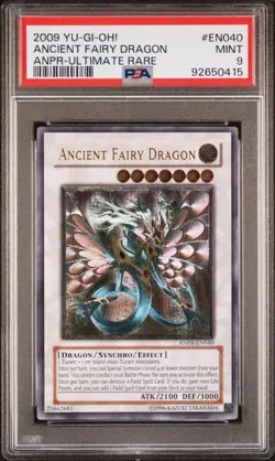 Yu-Gi-Oh! PSA 9 Ancient Fairy Dragon ANPR-EN040 Ultimate Rare Unlimited Mint - Image 1