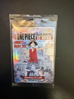 One Piece Monkey.D.Luffy (P-055) College Basketball US Voyage *SEALED* - Image 1