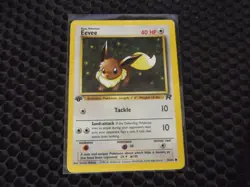 Pokemon TCG WOTC Team Rocket EEVEE NON- Holo Rare Card 55/82 LP - Image 5