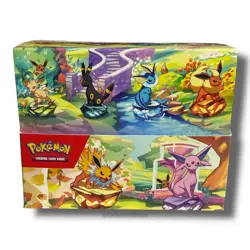Pokemon TCG Prismatic Evolutions Mini Tin Display EMPTY Box No Cards or Packs - Image 1