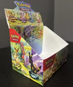 Pokemon TCG Prismatic Evolutions Mini Tin Display EMPTY Box No Cards or Packs - Image 1