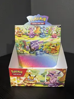 Pokemon TCG Prismatic Evolutions Mini Tin Display EMPTY Box No Cards or Packs - Image 2