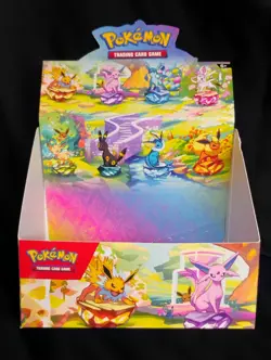 Pokemon TCG Prismatic Evolutions Mini Tin Display EMPTY Box No Cards or Packs - Image 3