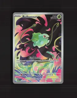 Bulbasaur 133/132 Mega Evolution Full Art Ultra Rare Holo Pokemon Card NM - Image 1