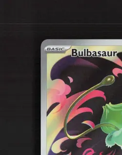 Bulbasaur 133/132 Mega Evolution Full Art Ultra Rare Holo Pokemon Card NM - Image 3