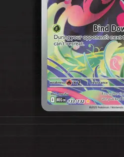 Bulbasaur 133/132 Mega Evolution Full Art Ultra Rare Holo Pokemon Card NM - Image 5
