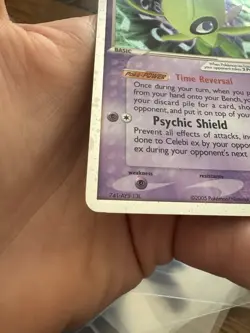 Celebi Ex 17/17 Pop Series 2 Set Holo Pokemon Card TCG LP Ultra Rare - Image 3