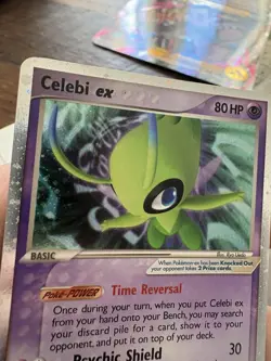 Celebi Ex 17/17 Pop Series 2 Set Holo Pokemon Card TCG LP Ultra Rare - Image 5