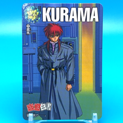 Yu Yu Hakusho Card Kurama No.222 Shueisha Bandai Made In Japan F/S - Image 1