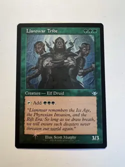 Llanowar Tribe - ETCHED FOIL RETRO FRAME - MTG Modern Horizons - NM - Image 1