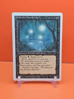 ⚫⚫⚫ 1994 MAGIC The Gathering WILL-O-THE-WISP REVISED 3RD EDITION PLAYED ⚫⚫ - Image 1