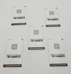 Lot of 5 Sealed MTG March Of The Machine: The Aftermath Collector Booster Packs - Image 1