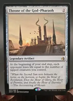 Throne of the God-Pharaoh Amonkhet MTG Regular Near Mint - Image 1