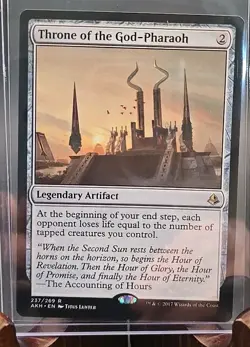 Throne of the God-Pharaoh Amonkhet MTG Regular Near Mint - Image 3