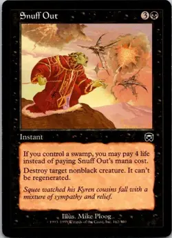 MTG Magic The Gathering Snuff Out Mercadian Masques Played See Scan H - Image 1