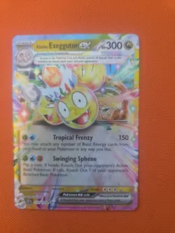 133/191 ALOLAN EXEGGUTOR EX DOUBLE RARE SURGING SPARKS POKEMON CARD - Image 1