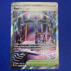 2025 Pokemon Phantasmal Flames Battle Cage 116/094 ULTRA RARE FULL ART HOLO - Image 1