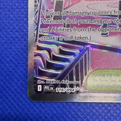 2025 Pokemon Phantasmal Flames Battle Cage 116/094 ULTRA RARE FULL ART HOLO - Image 5