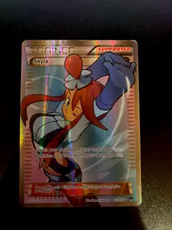 Pokemon Skyla Trainer Full Art Holo Card 122/122 English 2016 - Image 1