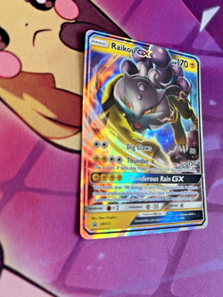 Raikou GX - SM121 - Pokemon TCG - BLACK STAR PROMO ULTRA RARE - LP/MP - Image 2