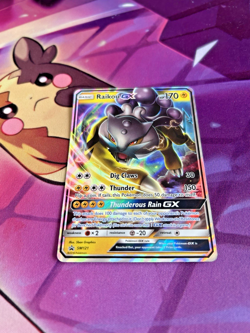 Raikou GX - SM121 - Pokemon TCG - BLACK STAR PROMO ULTRA RARE - LP/MP - Image 3