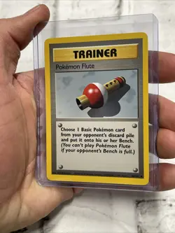 Pokemon Flute Uncommon Base Set 86/102 NM/MT Vintage Pokemon Nintendo WOTC TCG - Image 5