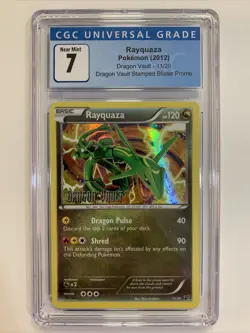 Pokemon - Rayquaza -Dragon Vault Stamped Promo 11/20 - CGC 7 NEAR MINT* - Image 1
