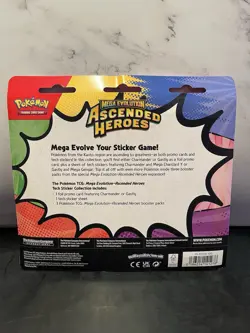 Factory Sealed Pokemon Ascended Heroes Charmander Tech Sticker Collection - Image 2