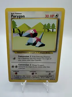 Porygon 39/102 - Base Set - Vintage 1999 - Pokemon TCG - Image 1