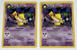 2000 POKEMON Team Rocket *1st Edition* DARK HYPNO x2 *NM/M - Image 1