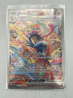 Pokemon TCG Greninja EX Twilight Masquerade Card 214/167 - Image 1