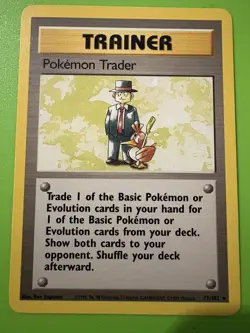 Pokemon TCG - Pokemon Trader - 77/102 - Rare - Base Set Unlimited [Light Play] - Image 2