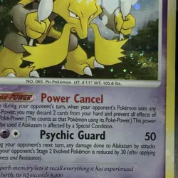 Pokemon Alakazam 2/123 Mysterious Treasures Holo Rare Swirl | Holo Bleed Error! - Image 5