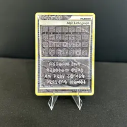 Pokemon Alph Lithograph Three Undaunted Rare Secret Trainer TCG - Image 1