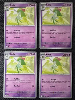 4x Kirlia Playset | Mega Evolution | 059/132 NM | C | Pokemon TCG Playset - Image 1