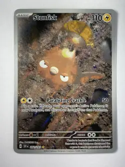Pokemon: Stunfisk Illustration Rare IR Full Art Holo 202/191 (Near Mint) - Image 1
