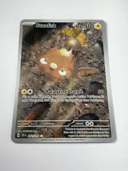 Pokemon: Stunfisk Illustration Rare IR Full Art Holo 202/191 (Near Mint) - Image 2