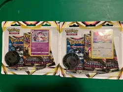 Lot Of 2 Astral Radiance Triple Blisters 3 Pack Sylveon & Eevee Pokemon TCG - Image 1