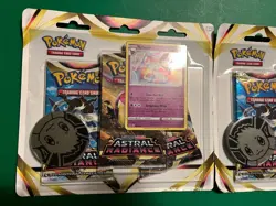 Lot Of 2 Astral Radiance Triple Blisters 3 Pack Sylveon & Eevee Pokemon TCG - Image 2