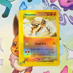 Pokemon TCG Hitmonlee Expedition Base Set 81/165 Reverse Holo Uncommon WOTC - Image 1