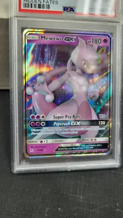 2019 MEWTWO GX FULL ART HIDDEN FATES POKEMON TCG PSA 10 GEM MINT #31/68 - Image 4