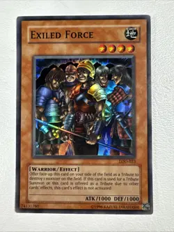 Yugioh - Exiled Force LOD-023 MP+ Unlimited Super Rare Legacy of Darkness - Image 1