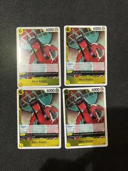 Nico Robin | OP09-107 | Emperors in the New World | One Piece TCG | PLAYSET x4 - Image 3